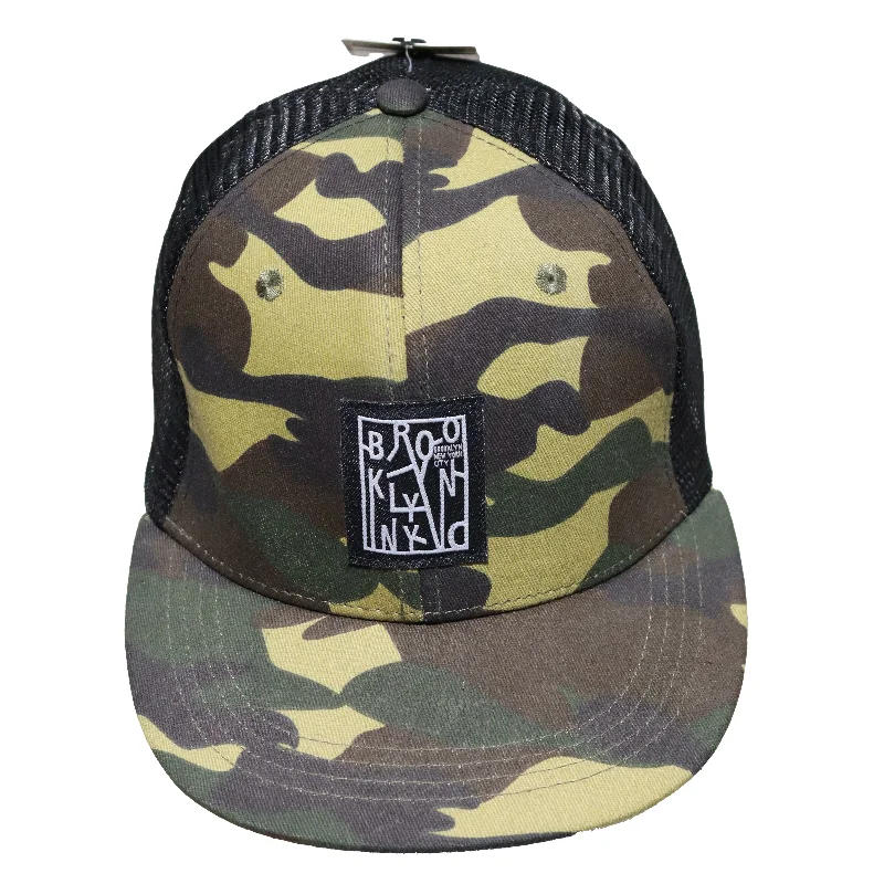 Men's hats stylish green-Camo Print Cap