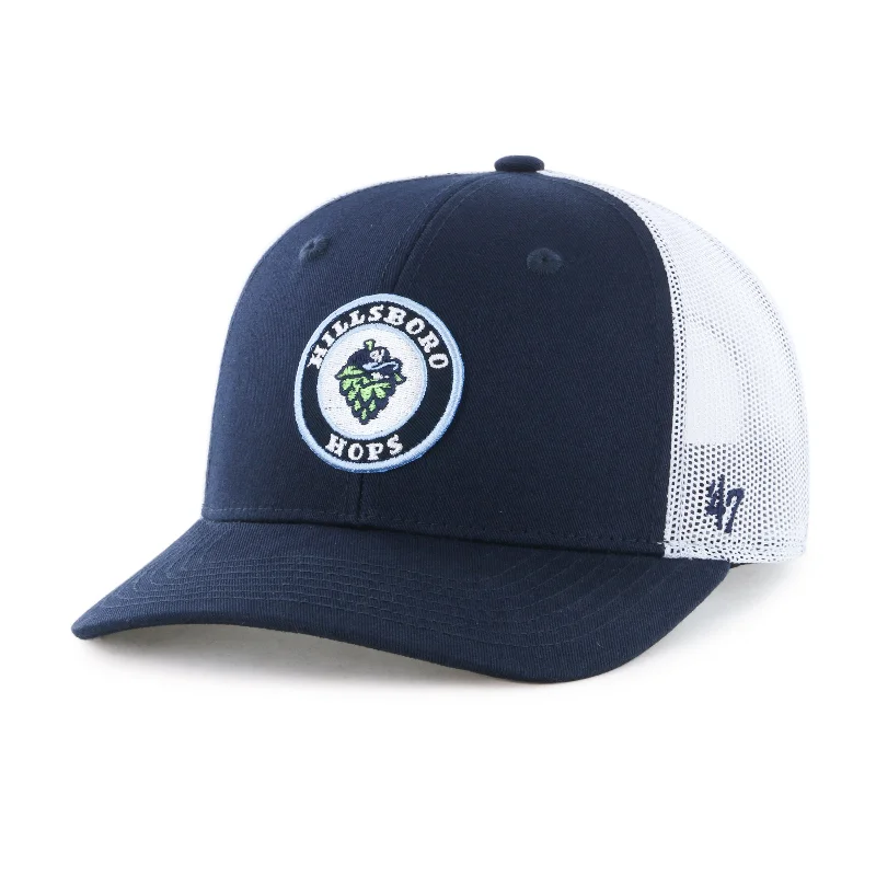 Men's hats warm gray-47 Brand Youth Pop Up Cap, Hillsboro Hops