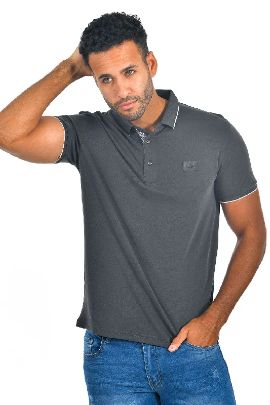 Men's polo shirts breathable black-Alessandro Polo Shirt