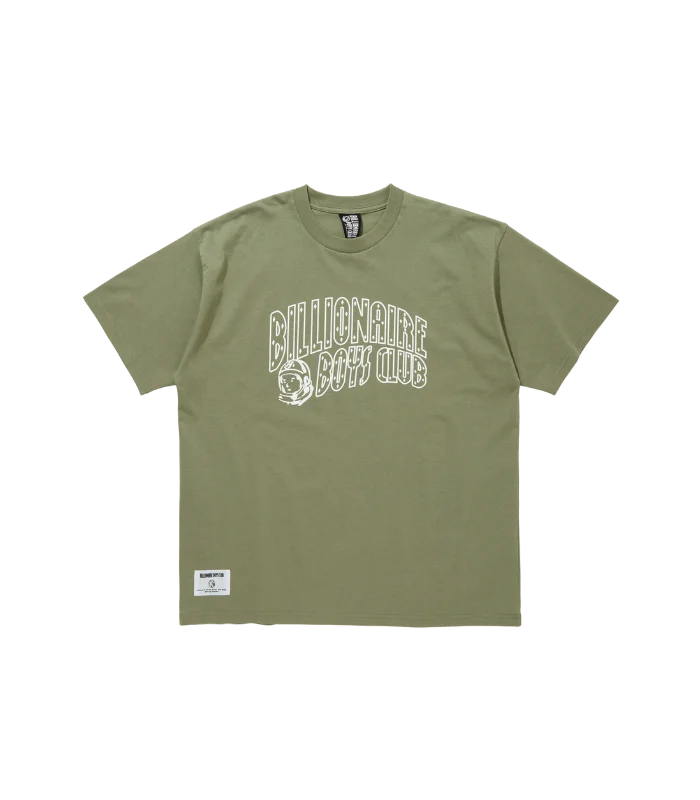 Men's T-shirts soft gray-ARCH LOGO T-SHIRT - PISTACHIO