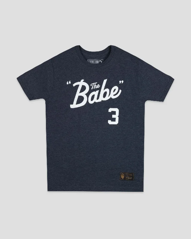 Men's T-shirts breathable white-Babe's Jersey - Babe Ruth Collection