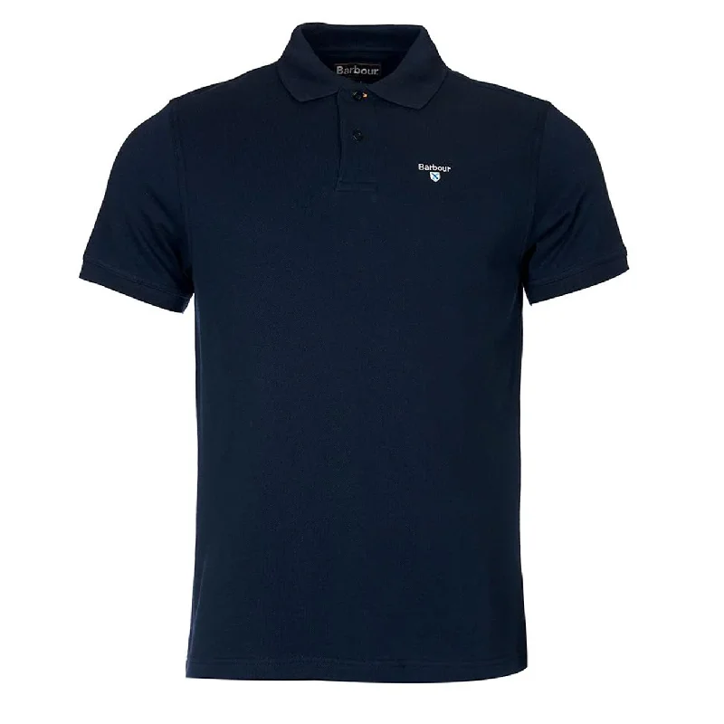 Men's polo shirts slim white-Barbour Sports Polo Navy