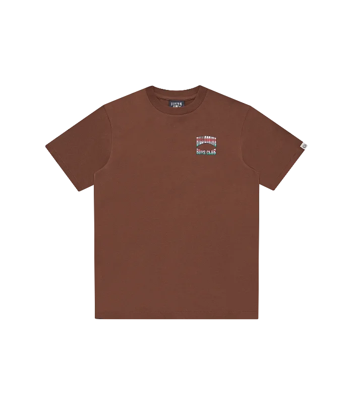 Men's T-shirts soft white-BIG CATCH T-SHIRT - BROWN