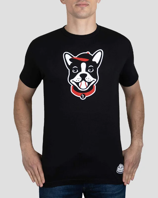 Men's T-shirts stylish black-Boston Terrier - Bow Wow Collection