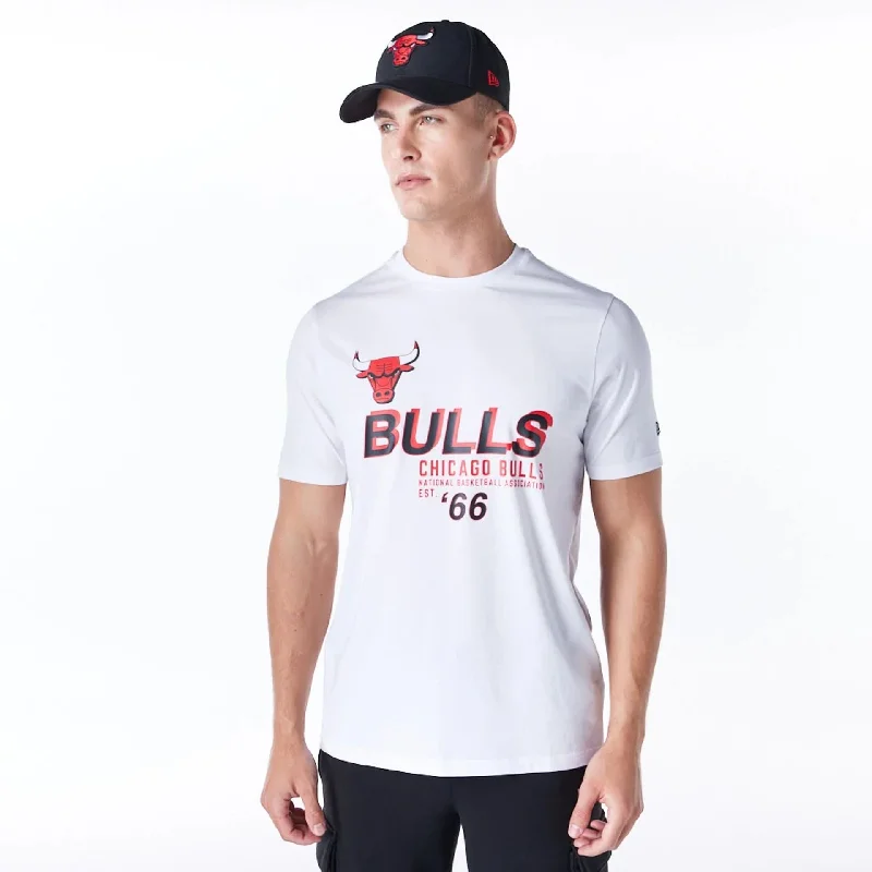 Men's T-shirts soft navy-Chicago Bulls NBA Graphic White T-Shirt