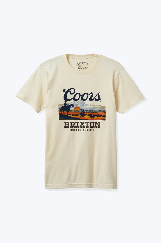 Men's T-shirts casual gray-Coors Sunset S/S Standard Tee - Natural