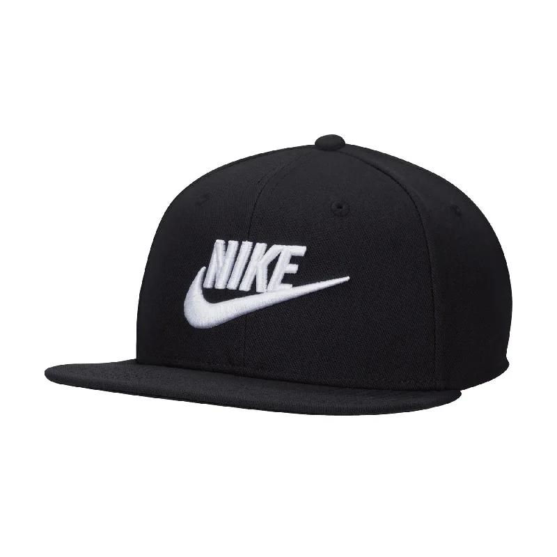 Men's hats stylish brown-Dri-FIT Pro Cap Black/Black/Black/White - SS24