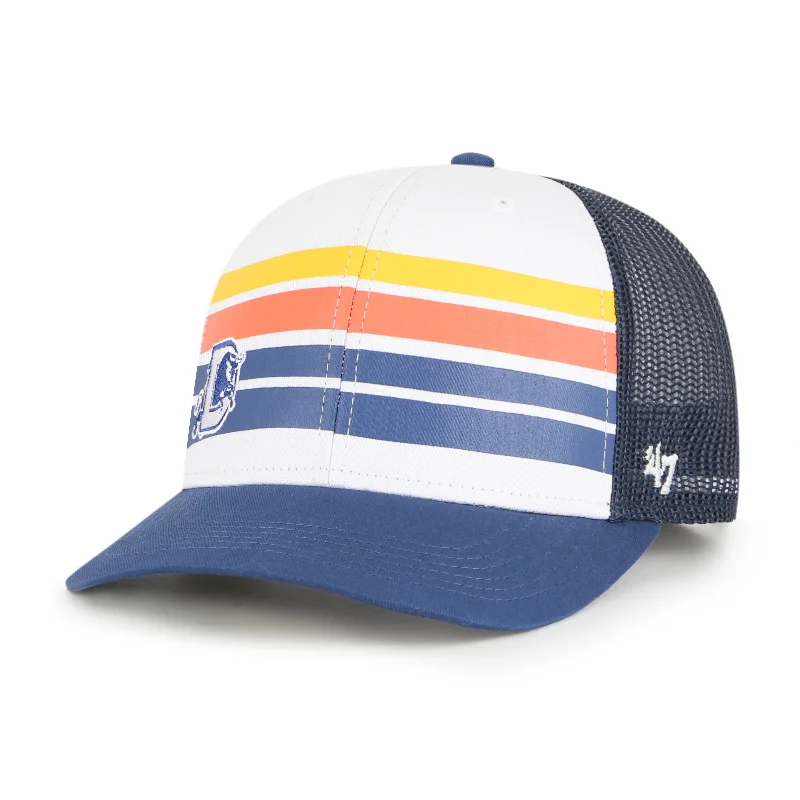 Men's hats everyday gray-Durham Bulls 47 Brand Youth Navy Timber Cove Trucker Cap