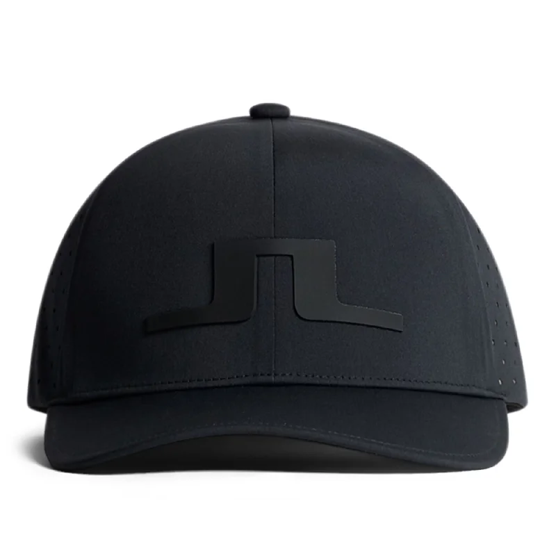 Men's hats everyday tan-Dylan Tech Stretch Cap Black - AW24