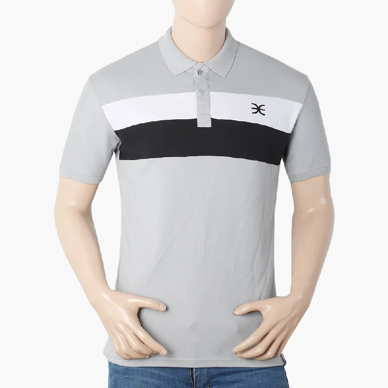 Men's polo shirts classic navy-Eminent Men's Half Sleeves Polo T-Shirt - Light Grey