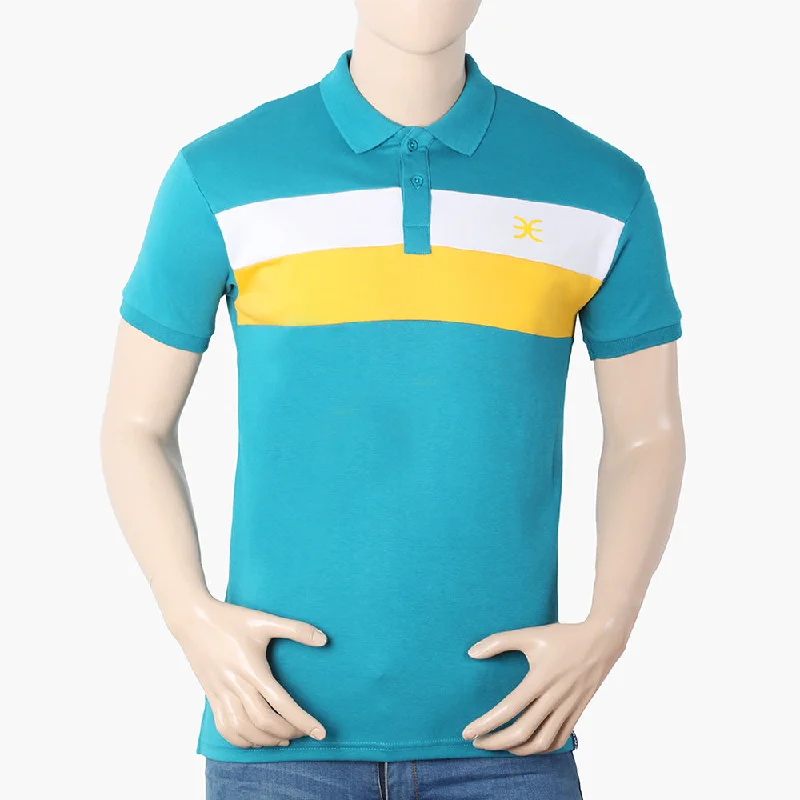 Men's polo shirts slim fit-Eminent Men's Half Sleeves Polo T-Shirt - Sea Green