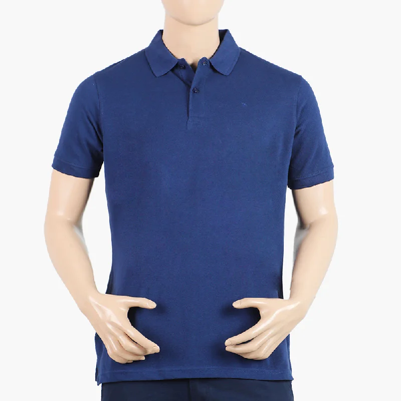 Men's polo shirts classic tan-Eminent Men's Polo Half Sleeves T-Shirt - Navy Blue