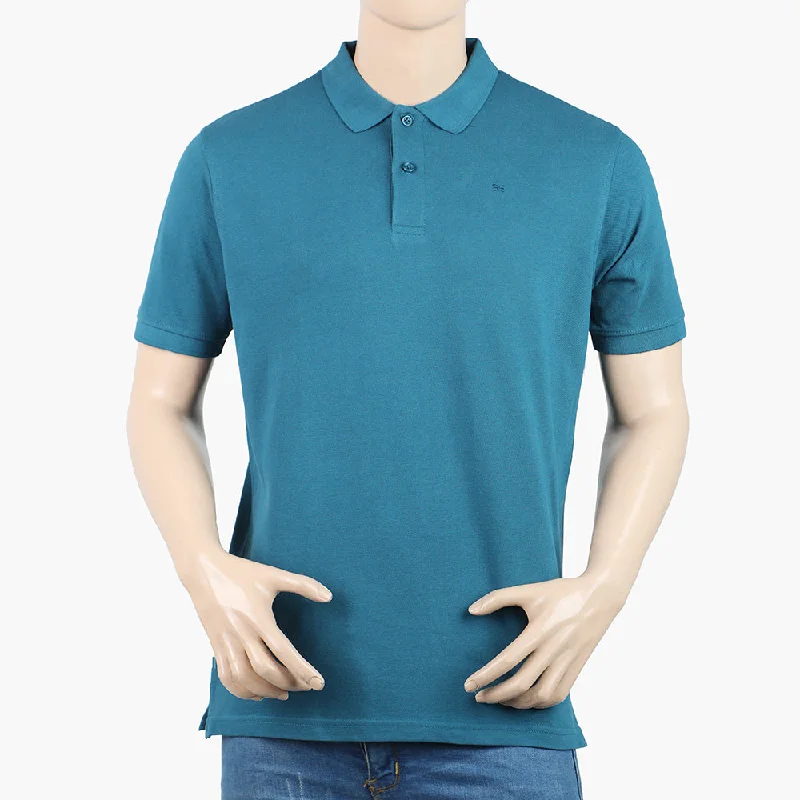 Men's polo shirts classic navy-Eminent Men's Polo Half Sleeves T-Shirt - Teal