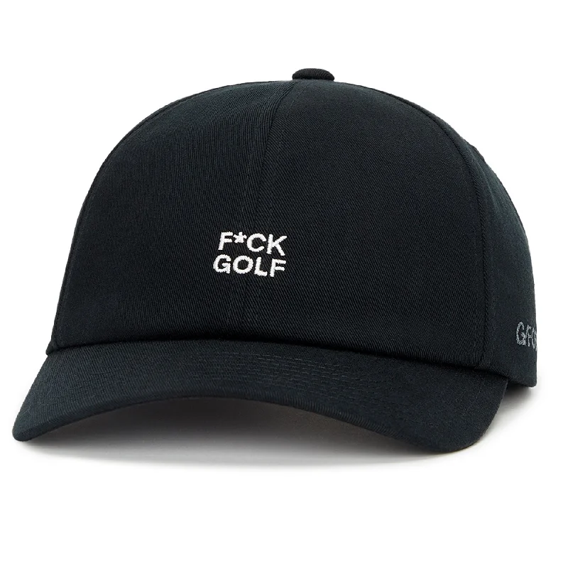 Men's hats cozy tan-F*ck Golf Cotton Snapback Cap Onyx - 2024