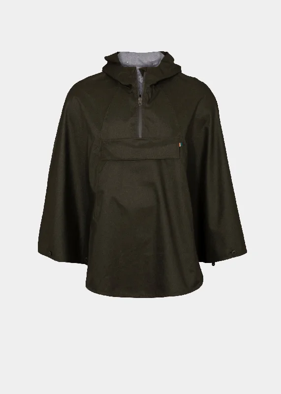 Men's polo shirts everyday navy-Fernley Ladies Waterproof Cape In Woodland