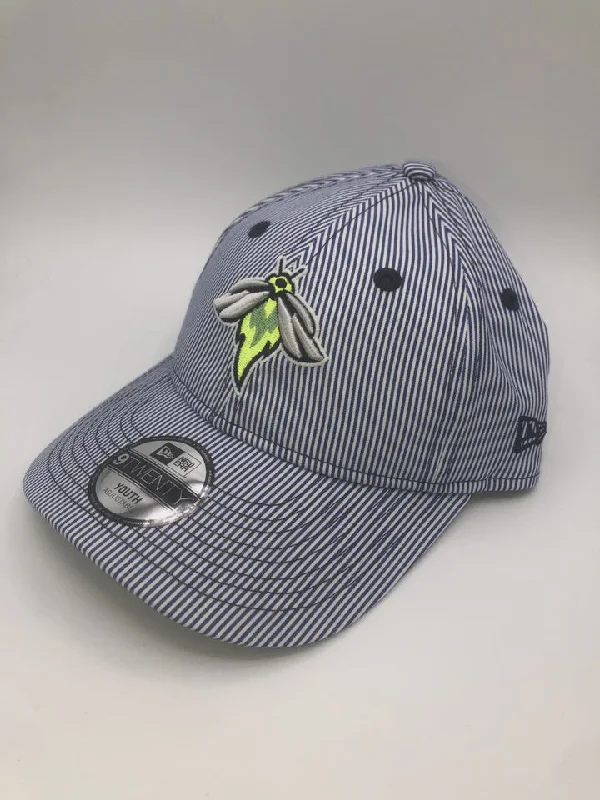 Men's hats everyday black-Fireflies Youth Pinstripe Preppy Cap