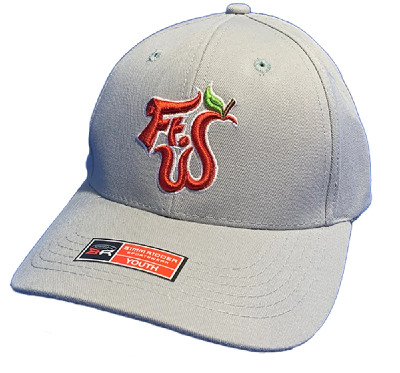 Men's hats breathable white-Fort Wayne TinCaps Replica BP Youth Light Gray Cap - Bimm