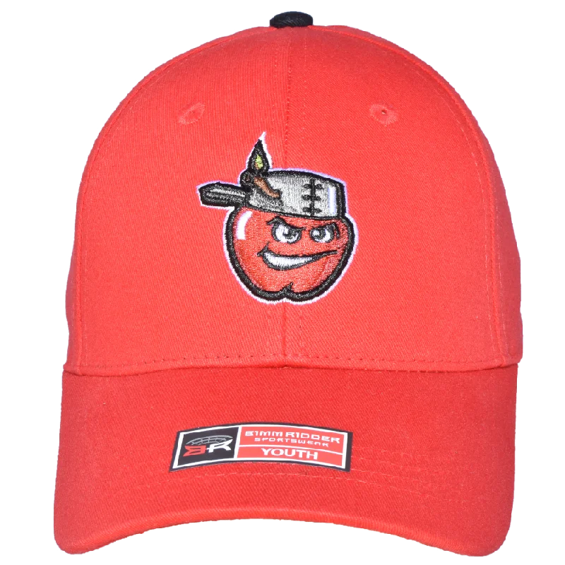 Men's hats trendy white-Fort Wayne TinCaps All Red Alternate Replica Youth Bimm