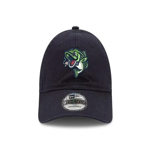 Men's hats trendy white-Gwinnett Stripers New Era  Youth Home 920 Cap- Navy