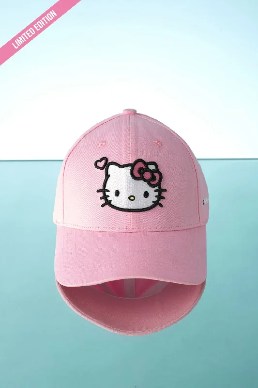 Men's hats warm tan-Hello Kitty Cap