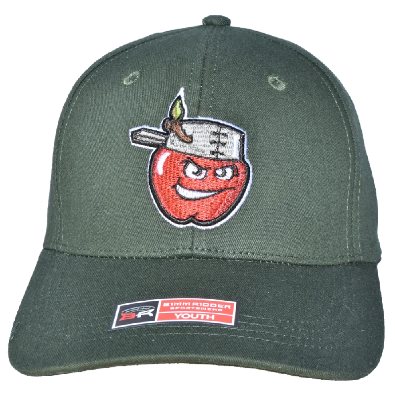 Men's hats classic white-Fort Wayne TinCaps Home Replica Bimm Youth Dark Green Cap