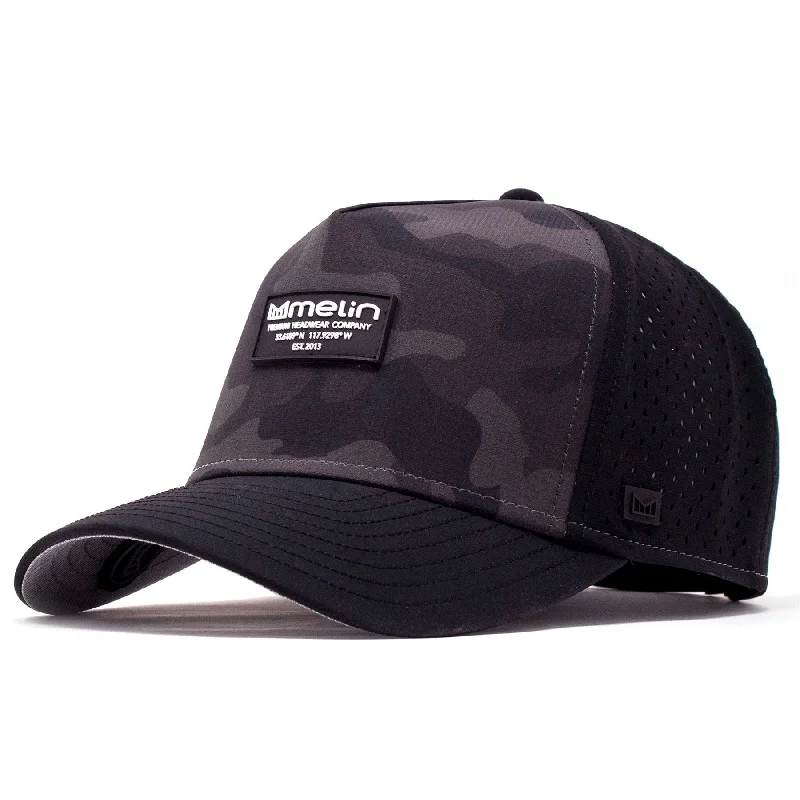 Men's hats cozy brown-Hydro Odyssey Brick Black Camo - 2024