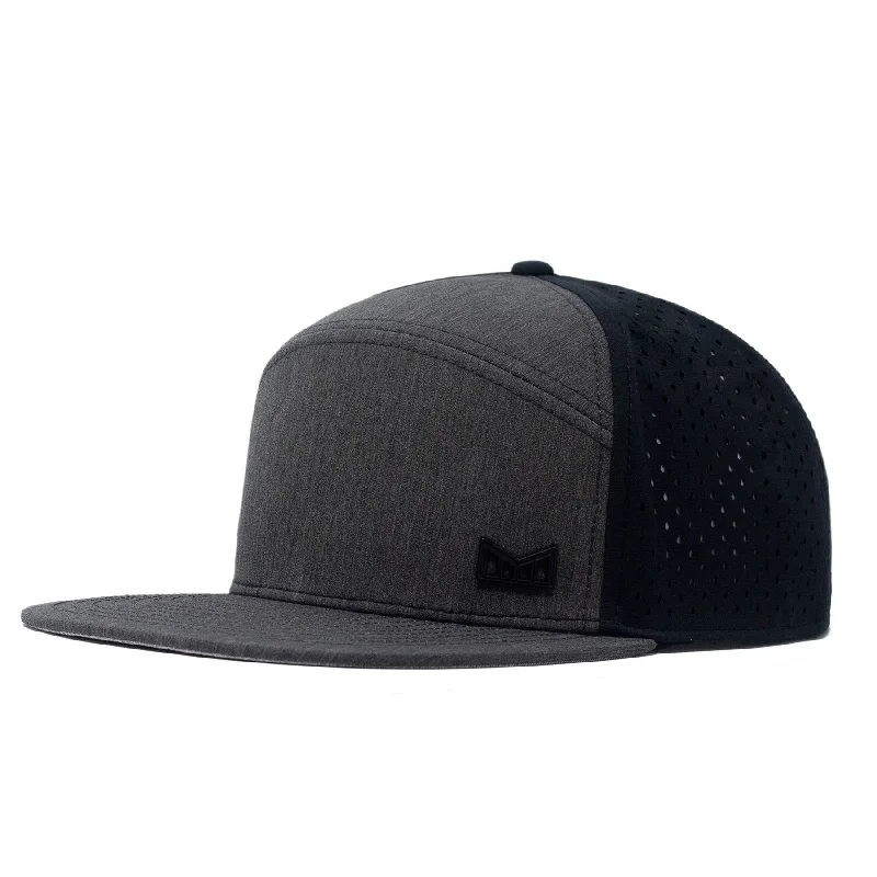 Men's hats stylish black-Hydro Trenches Icon Heather Charcoal/Black - 2024