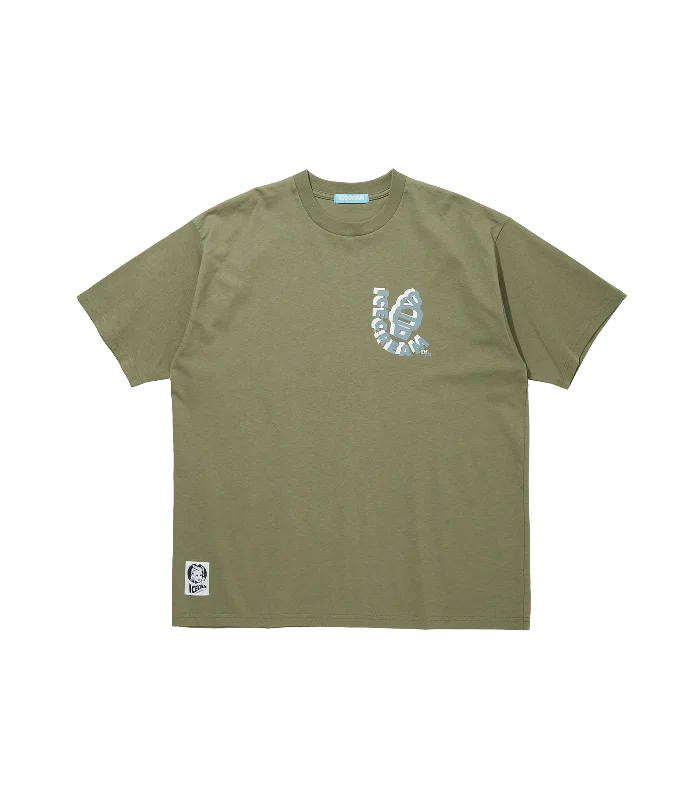 Men's T-shirts breathable navy-ICECREAM T-SHIRT - PISTACHIO