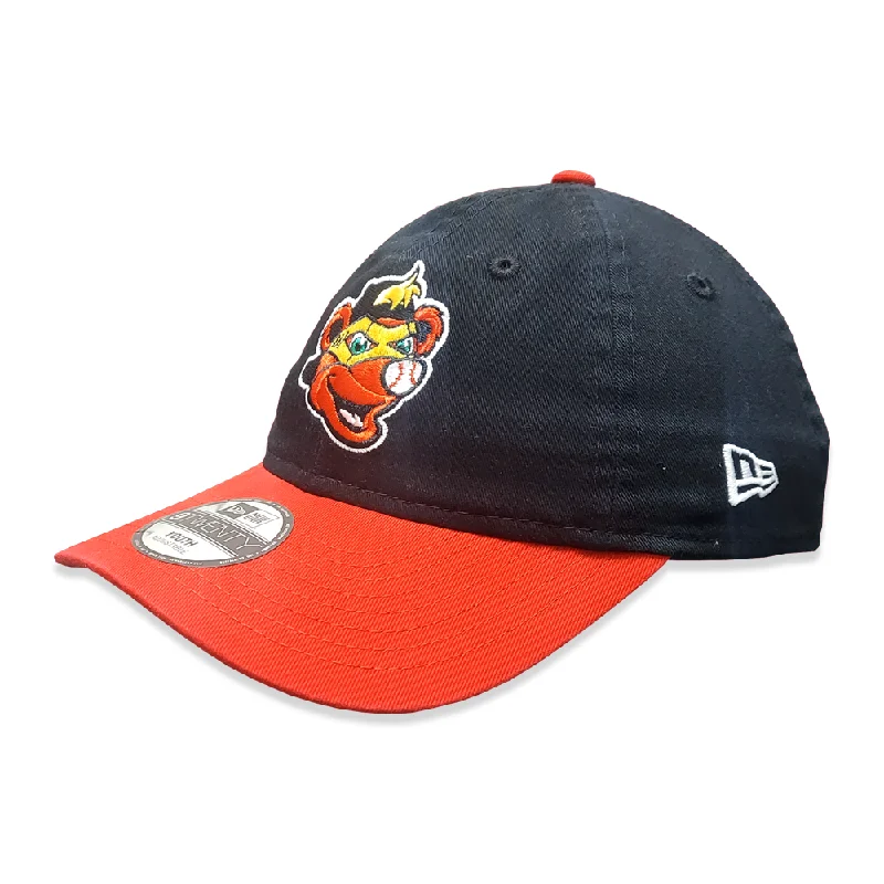 Men's hats warm tan-Indianapolis Indians Youth Black/Red Rowdie Marvel Defenders of the Diamond New Era 9Twenty Adjustable Cap