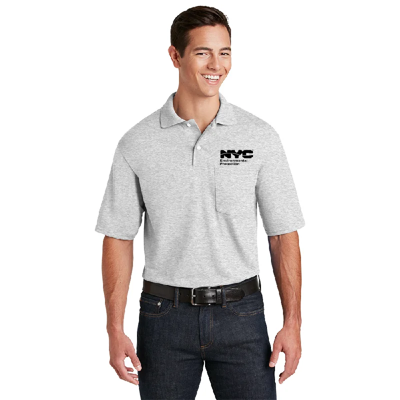 Jerzees Adult Jersey Pocket Polo With Spotshield, Full Color