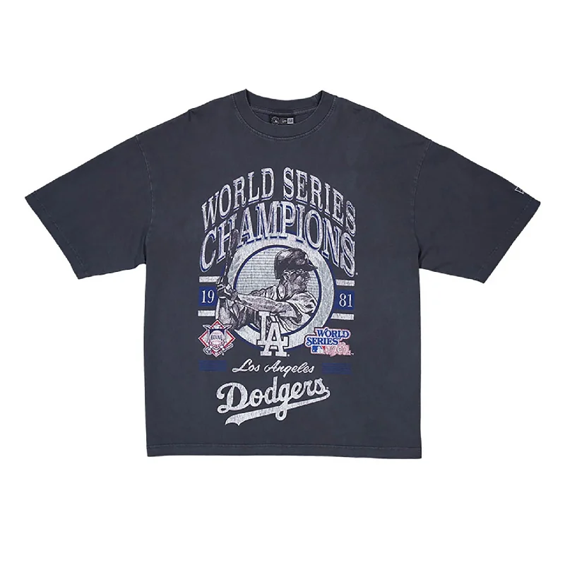 Men's T-shirts casual gray-LA Dodgers Sport Classic Black T-Shirt