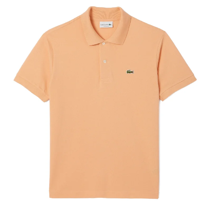 Men's polo shirts slim fit-Lacoste Original L.12.12 Petit Piqu‚àö¬© Cotton Polo Shirt Light Orange