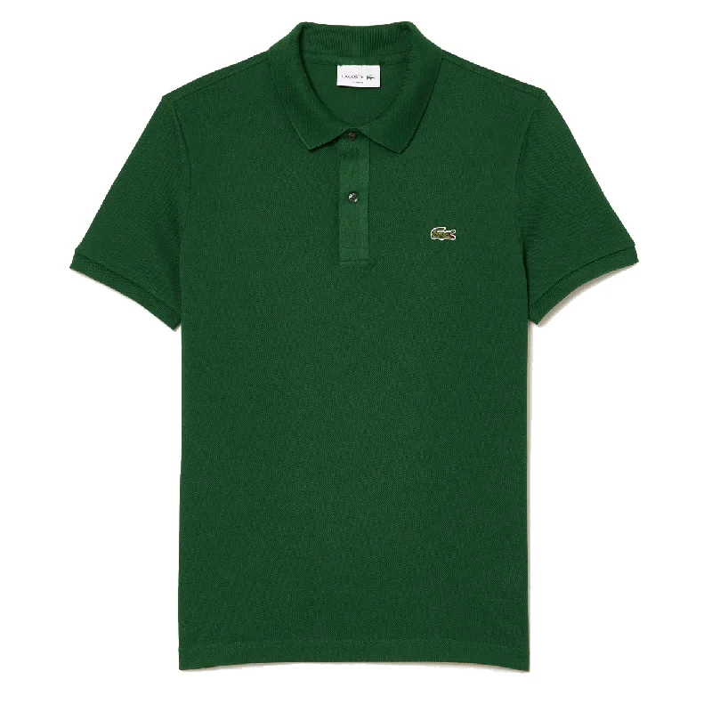 Men's polo shirts lightweight green-Lacoste Original L.12.12 Petit Piqu‚àö¬© Cotton Polo Shirt Pine Green