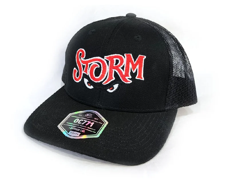 Men's hats durable white-Lake Elsinore Storm Youth New Wordmark Adjustable OC771 Mesh Cap