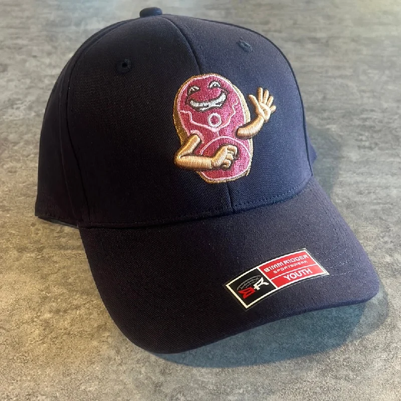 Men's hats lightweight black-Lehigh Valley IronPigs Youth Hambone Cap - Navy