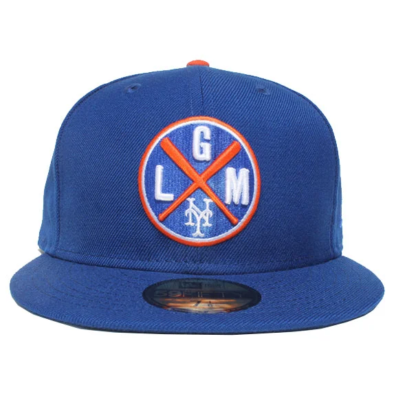 Men's hats breathable black-LGM (BLUE) - New Era fitted