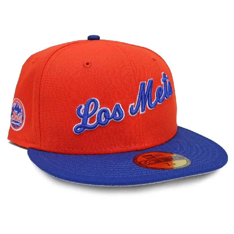 Men's hats everyday brown-Los Mets - New Era Fitted (Orange)