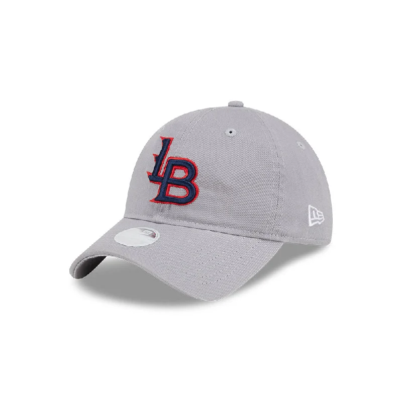 Men's hats everyday gray-Louisville Bats Youth 920 Grey Adjustable Cap