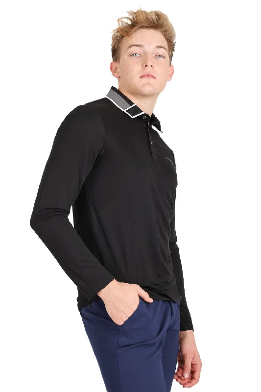 Men's polo shirts classic black-MARQUE Polo Shirt 3