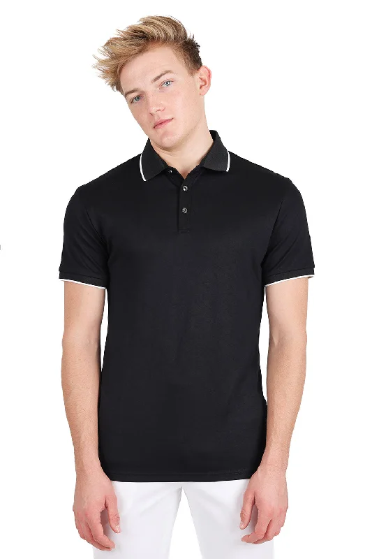 Men's polo shirts trendy gray-MARQUE Polo Shirt