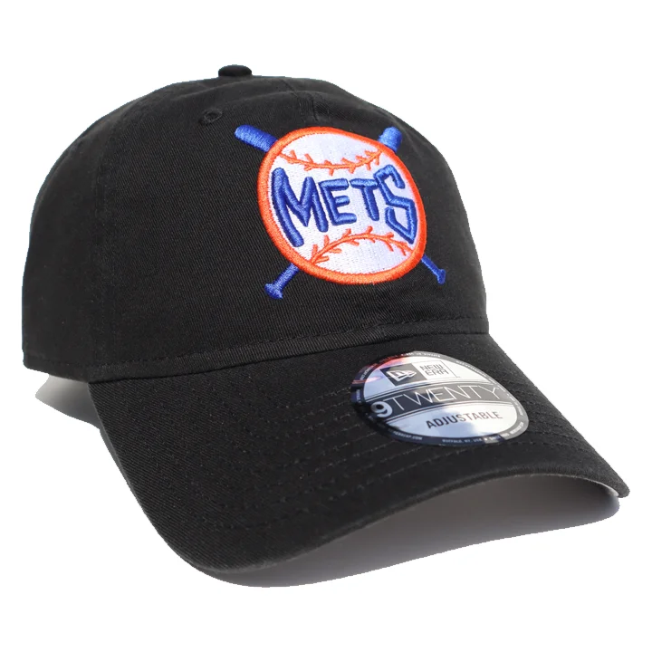 Men's hats breathable gray-Mets Patch | New Era Adjustable