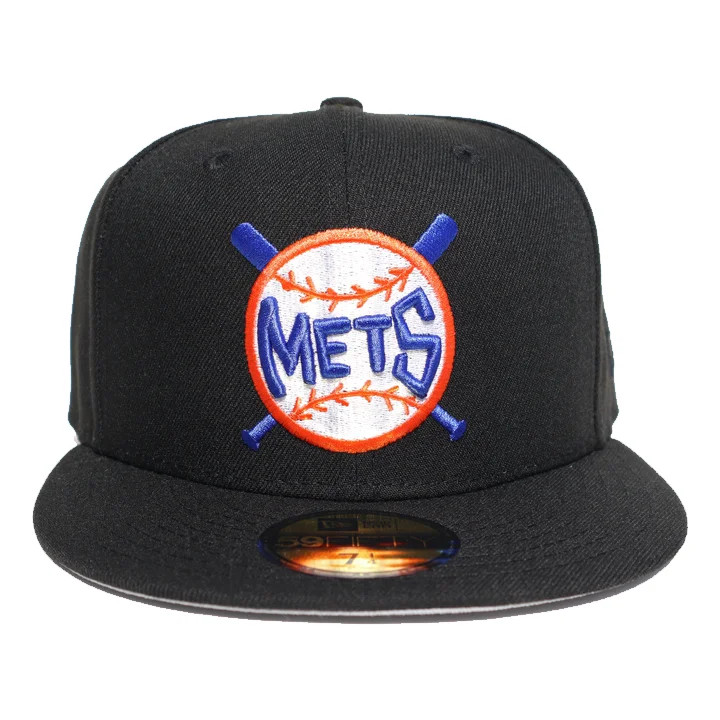 Men's hats trendy navy-Mets Patch | New Era Fitted