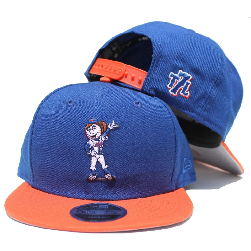 Men's hats trendy brown-Mrs. Met (blue/orange) | New Era Snapback