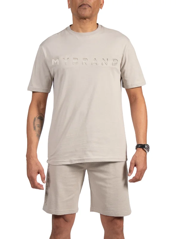 Men's T-shirts slim white-MYBRAND Outbosed Statement Tee | OFF-WHITE