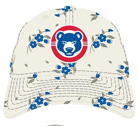 Men's hats casual white-New Era South Bend Cubs Youth Bloom Cap