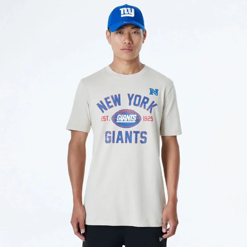 Men's T-shirts comfy brown-New York Giants NFL 3rd Down Historic Light Beige T-Shirt