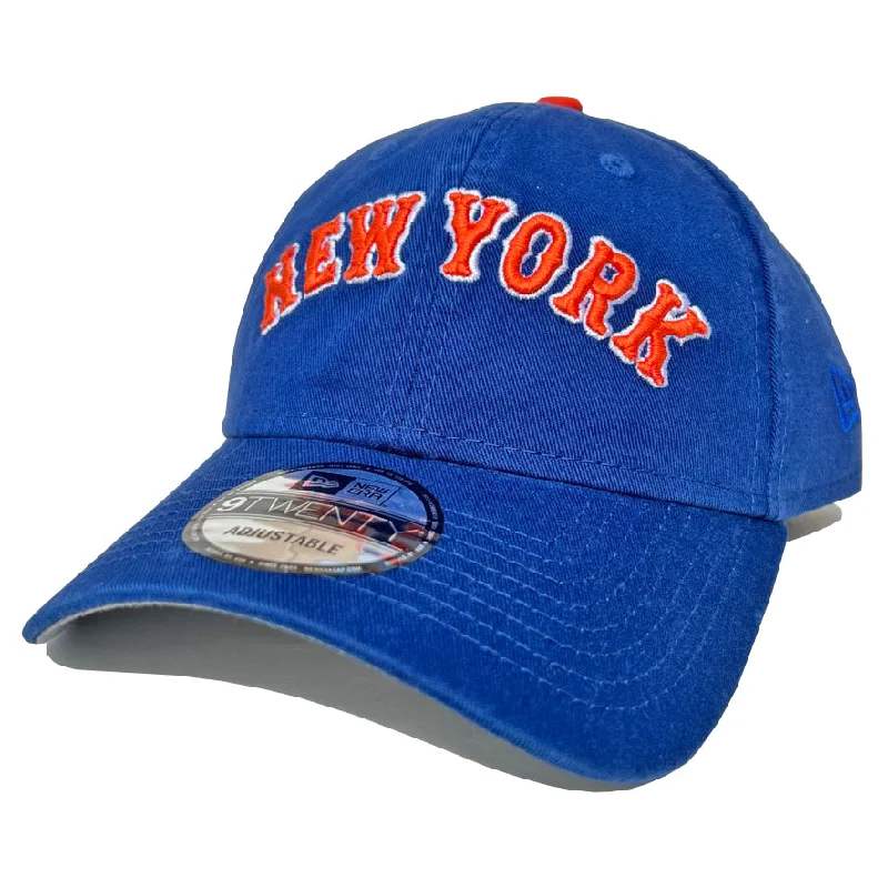 Men's hats casual tan-New York Mets Road Uni - New Era adjustable