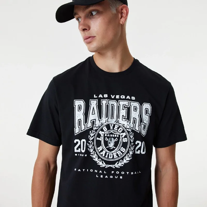 Men's T-shirts stylish black-NFL Team Graphic Las Vegas Raiders Black T-Shirt