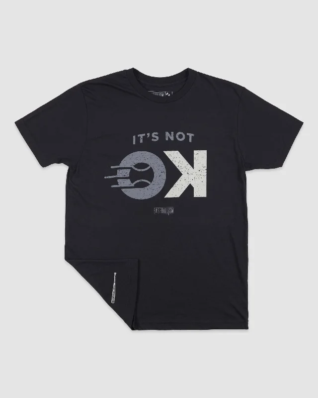 Men's T-shirts stylish navy-Not Ok 2.0