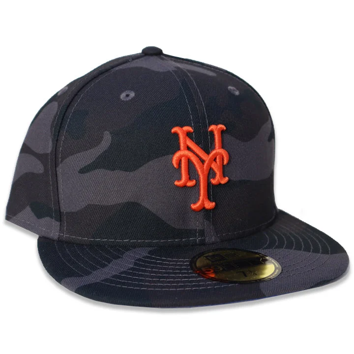 Men's hats stylish brown-NY Camo D3 | New Era fitted